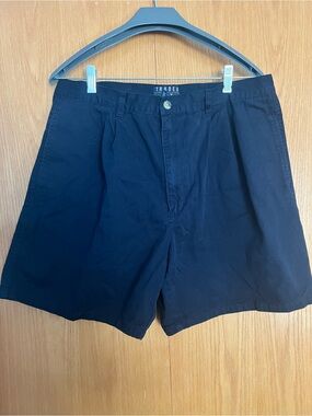 Trader Bay Navy Flat Front Men's Chino Shorts